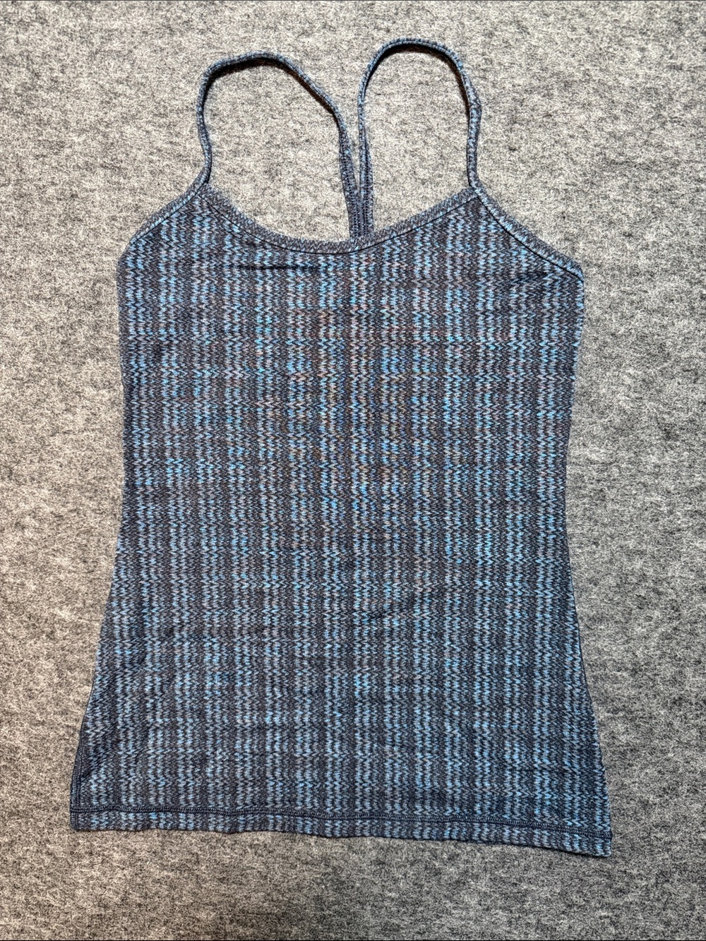 Lululemon Power Y Tank Top Ziggy Wee Pattern Multicolor Size 4